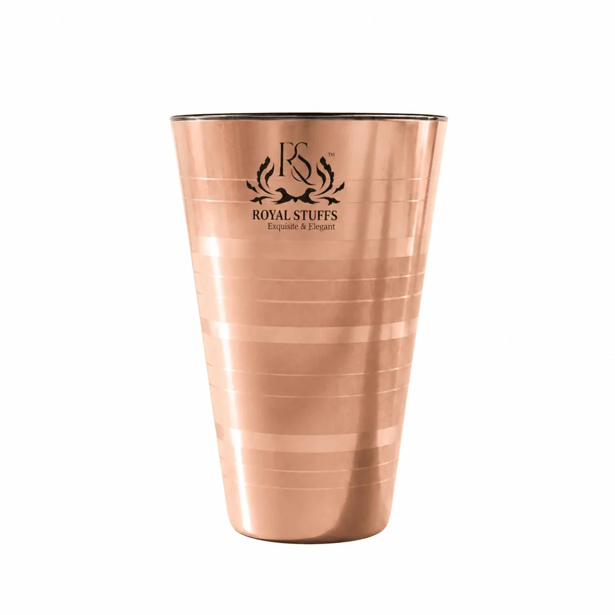 650 ML Pure Copper Water Drinking Glass | Handmade Copper Tumbler for Daily Hydration