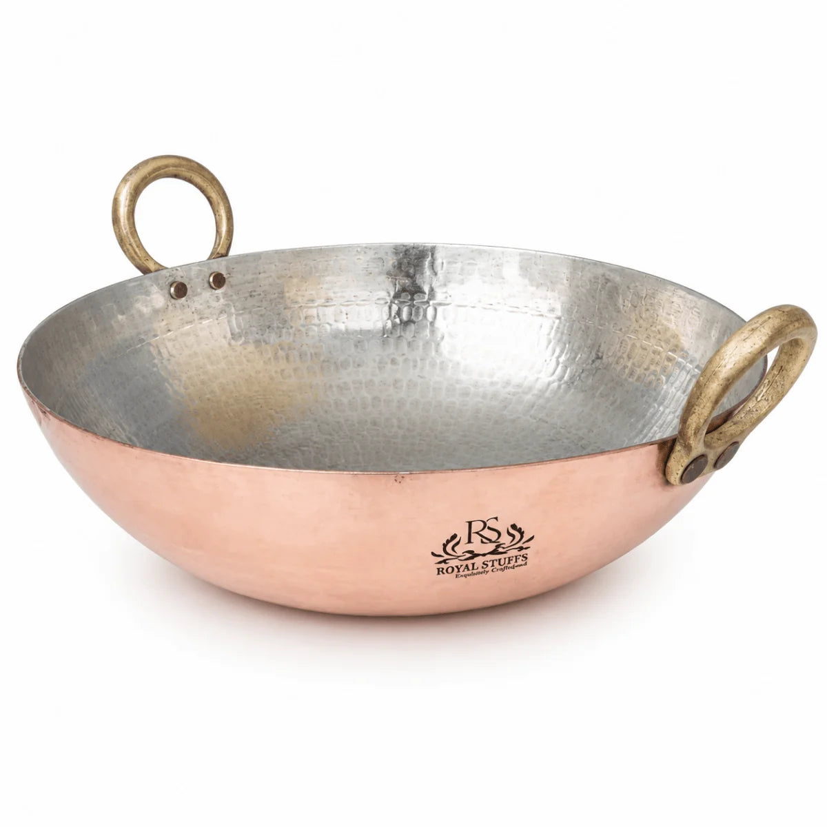 Hammered Copper Kadai with Tin Lining – Multi Purpose Cooking Kadhai (3 Litre)