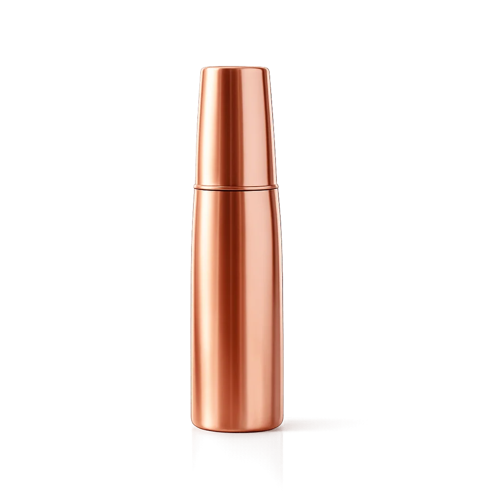 Premium Pure Copper Water Bottle (1L) with Glass Cap – Luxury Ayurvedic Drinkware
