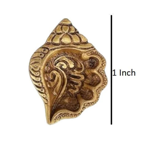 Set of 2 Brass Diya for Puja Table Decorative Showpiece Brass Gold Finish Oil Lamp – 400 Gram