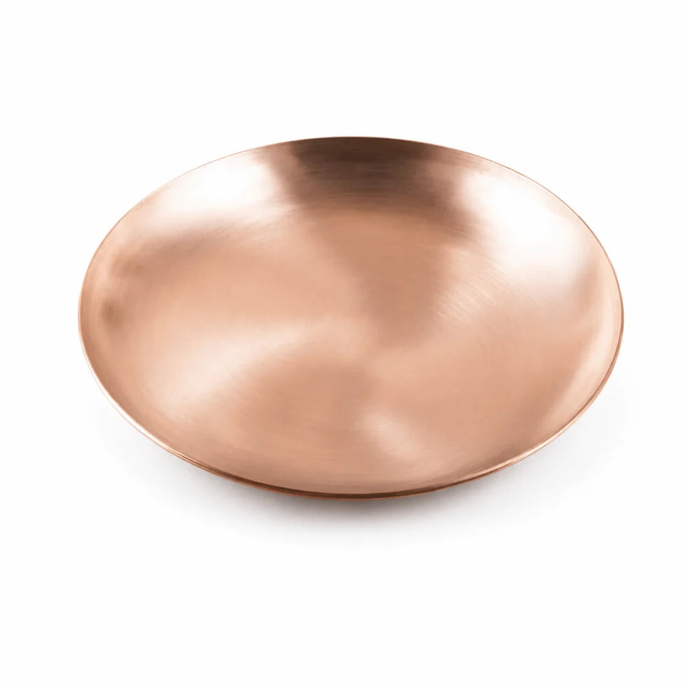 10.5 Inch Pure Kansa Plate | Matt Finish Bronze