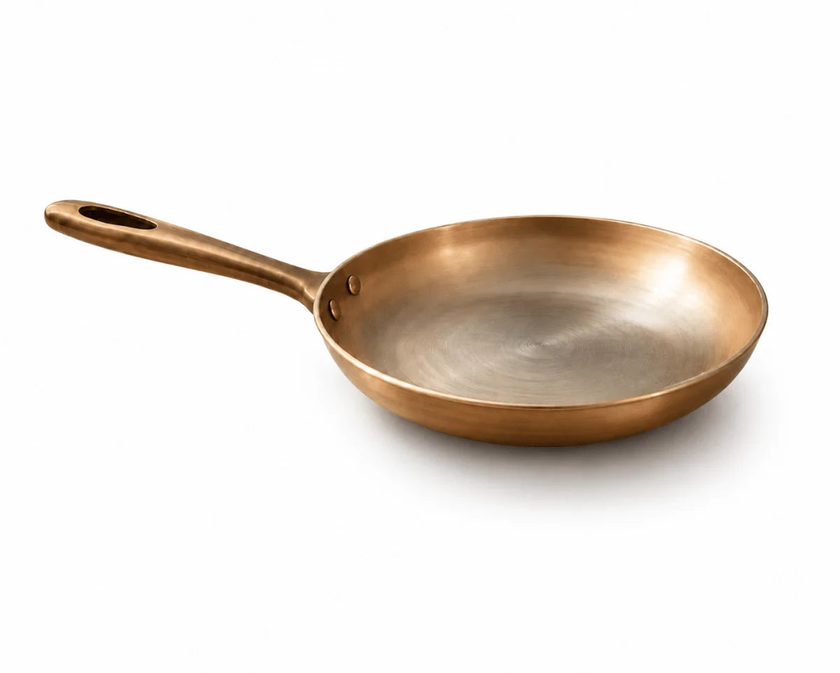 10.5 Inches Pure Bronze Fry Pan