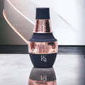 RoyalStuffs Pure Copper Water Bottle with Tumbler – Hammered Design Copper Carafe Bottle (1250 ML)