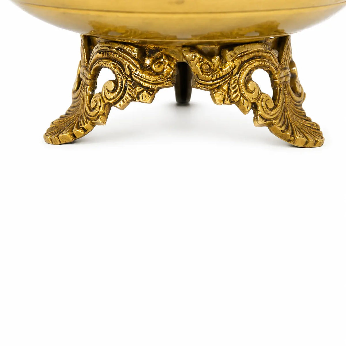 Brass Urli Bowl with Bells – Handcrafted Ethnic Decorative Bowl for Candles, Flowers & Home Décor