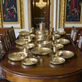 51 Piece Pure Kansa Dinner Set – Premium Bronze Dining Collection (80:20 Certified Bronze)