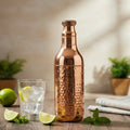 ROYAL HANDCRAFTED COPPER WATER BOTTLE – CHAMPAGNE SHAPE (1200 ML)