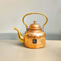 Mughlai Design Copper Tea Kettle with Tin Lining - A Regal Brewing Experience 1000ML
