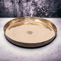 Pure Kansa Bronze Handmade Dinner Plate Thali – 80:20 Certified Bronze Dining Plate