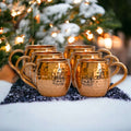 Handmade Copperware Moscow Mule Vodka Drinkware Copper Mugs Set of 6