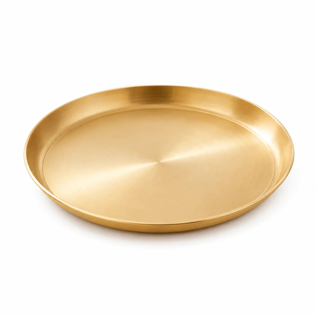Handcrafted Brass Plate / Thali – Matte Finish