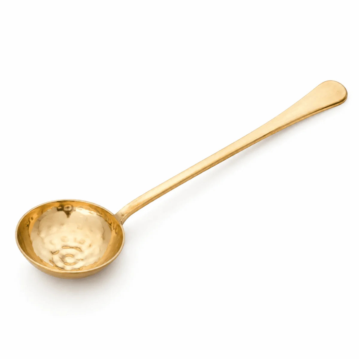 Heavy Brass Ladle Spoon 14 Inch – Long Handle Cooking & Serving Spoon